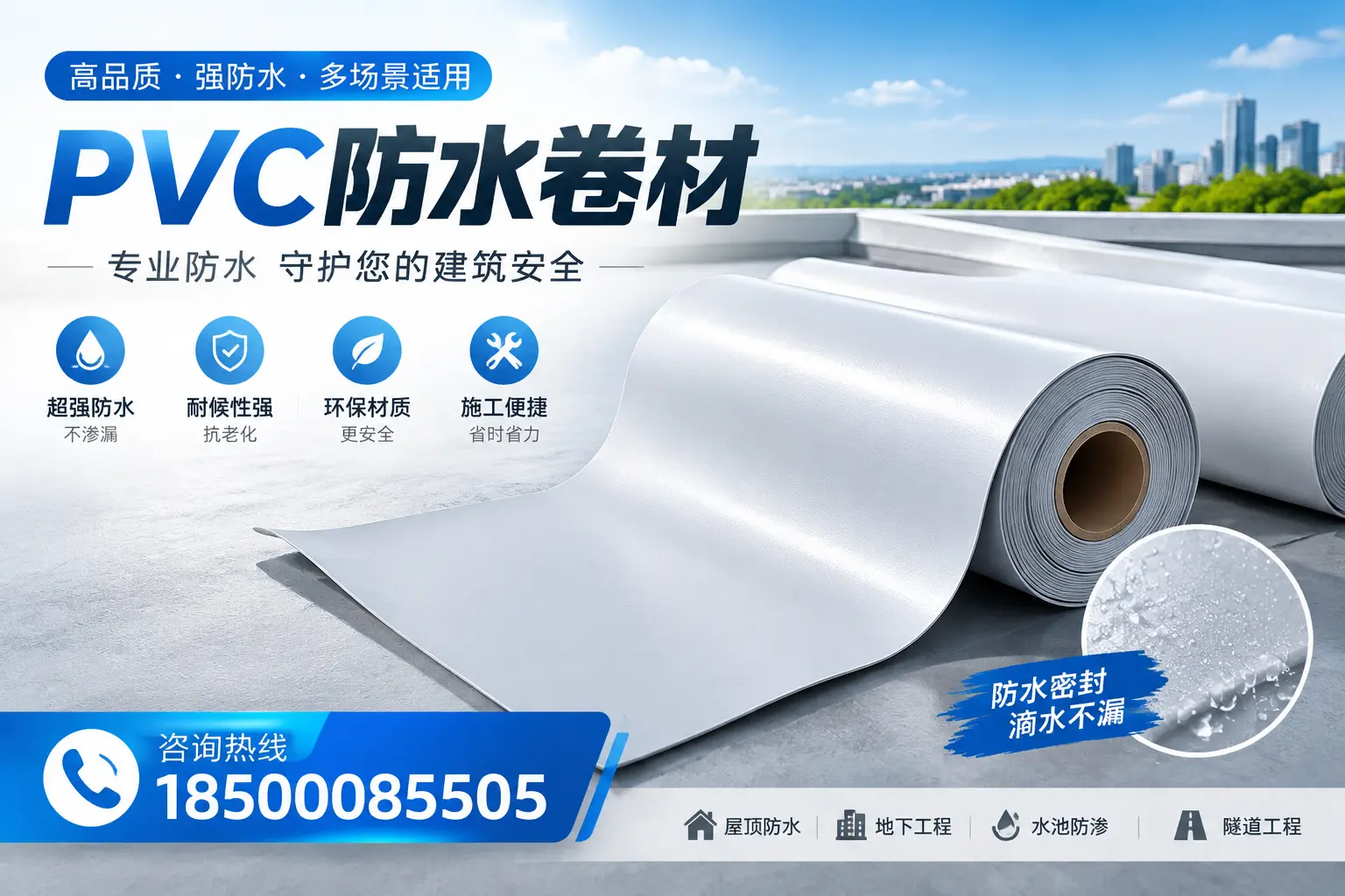 PVC防水卷材的市场竞争分析，衡阳品牌选择参考